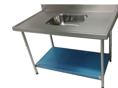 Mesa de aço inox para cozinha industrial