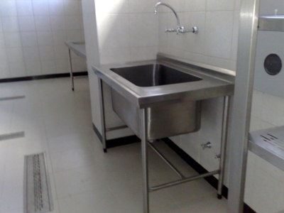 Tanque inox para cozinha industrial